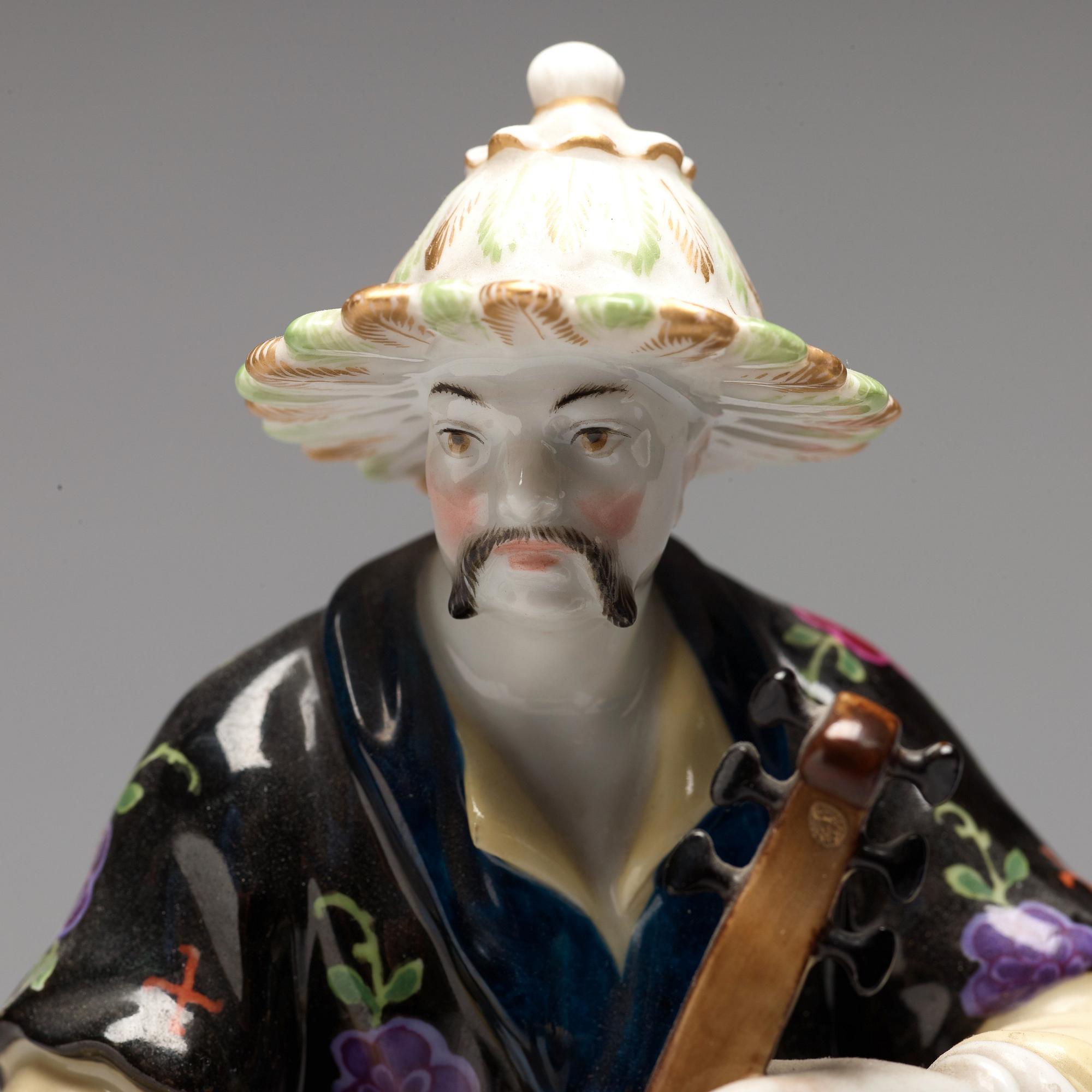 A pair of Berlin porcelain figurines, circa 1900.