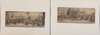 Jacques Callot, 9 etchings, Paris 1633,