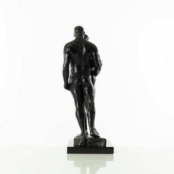 Gudmar Olovson, sculpture. Signed. Numbered. Foundry mark. Bronze, total height 39.5 cm, length 18 cm.