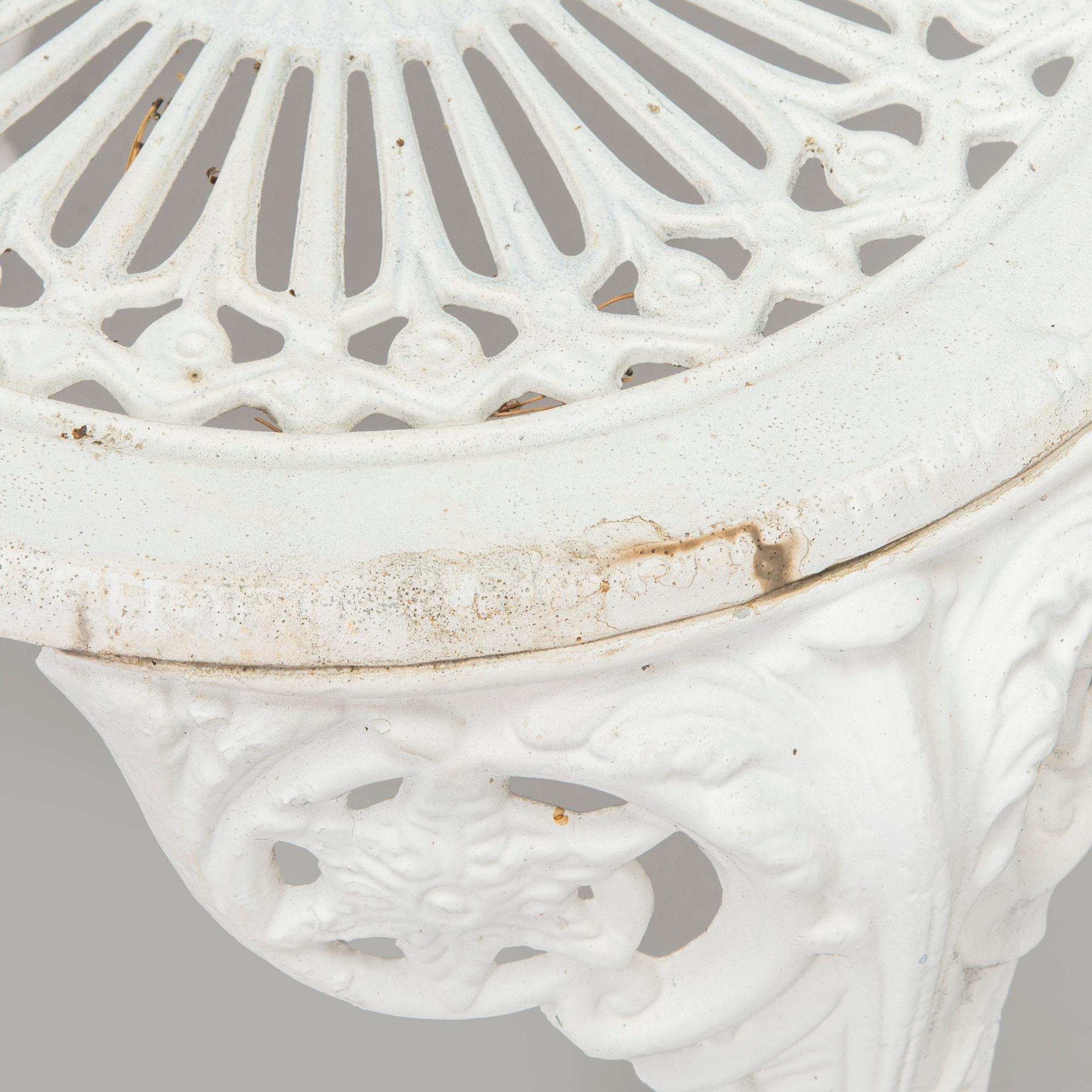 Three garden chairs, second half of the 20th century.