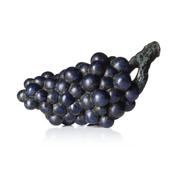 97. Hans Hedberg, a faience sculpture of a bunch of grapes, Biot, France.