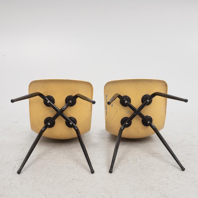 Arthur Lindqvist, a pair of chairs, prototypes, Grythyttans Stålmöbler.