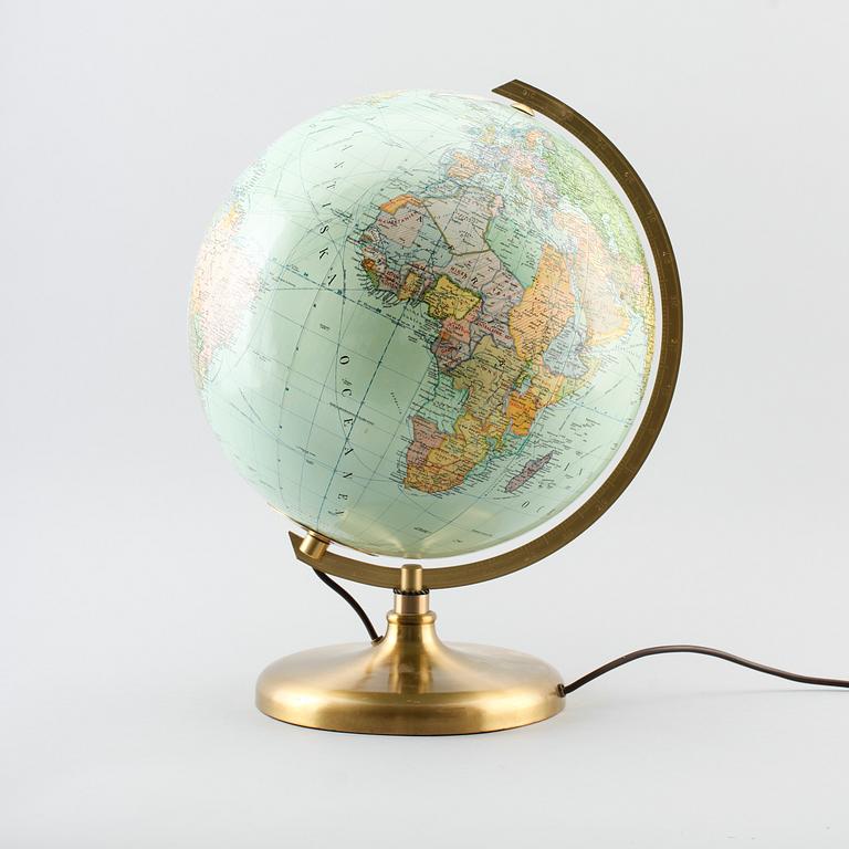 JORDGLOB, glas, JRO Globus, München, 1900-talets mitt.