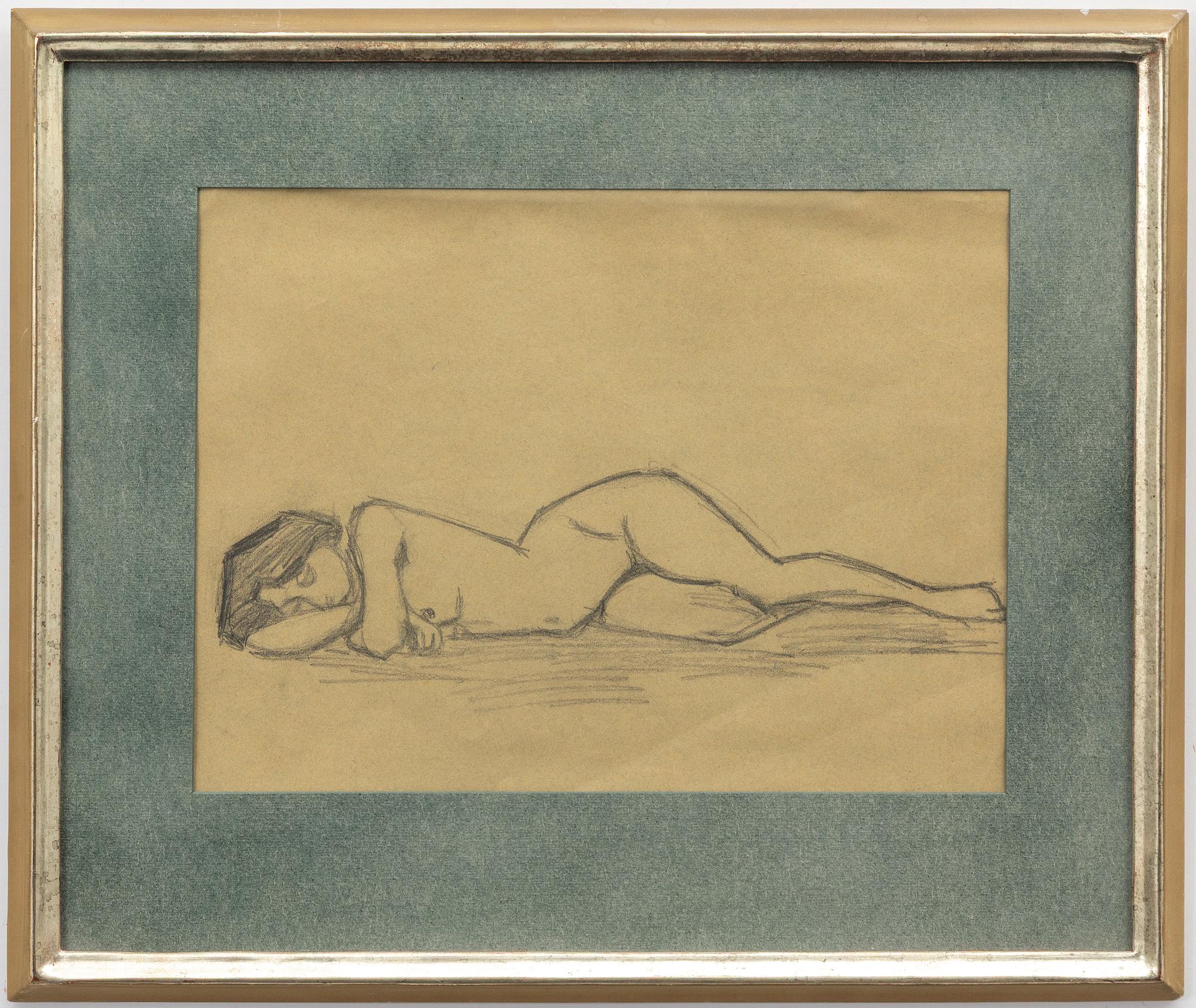 Ivan Aguéli, Reclining model.