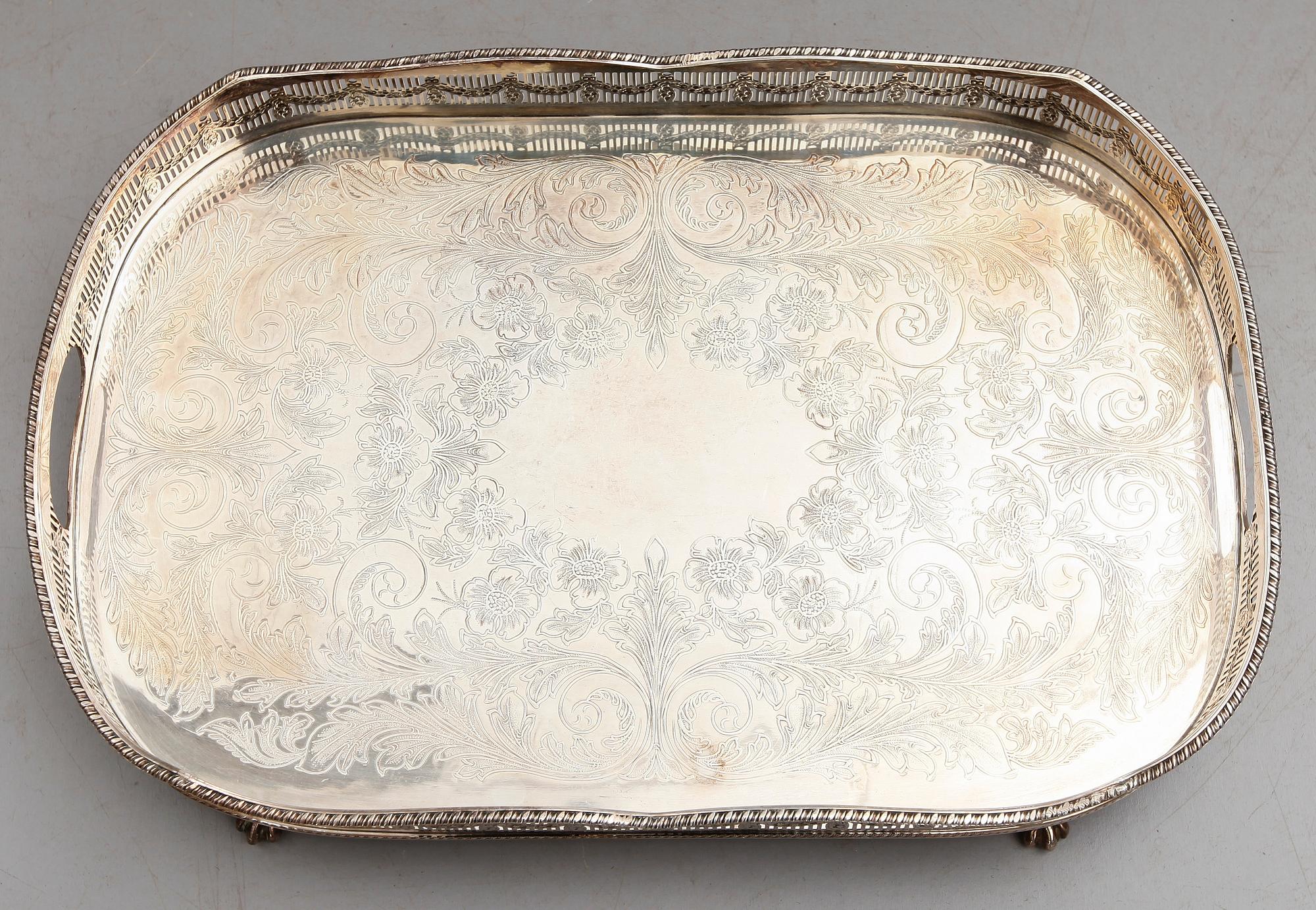 BRICKA, nysilver, Sheffield, England, 1900-talets mitt.