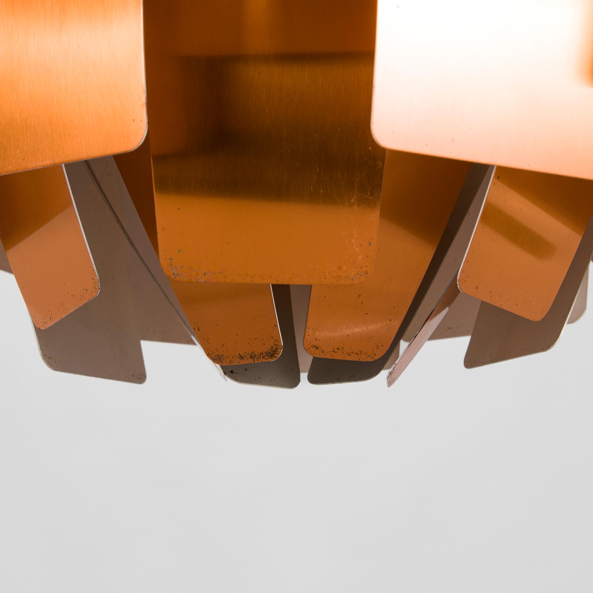 Poul Henningsen, taklampa, "PH-Kotte / PH Artichoke", Louis Poulsen, Danmark, decennieskiftet 1960-70.