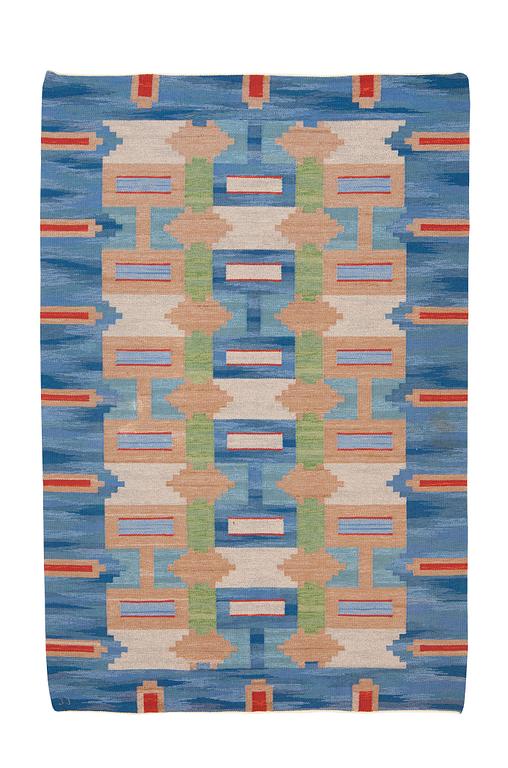 Judith Johansson, A carpet, "Östertälje"  rölakan, ca 306 x 202 cm, signed JJ.