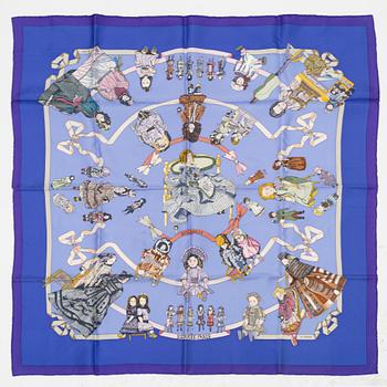 Hermès, a 'Hello-Dolly' twill silk scarf.