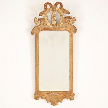 A Transitional mirror, Stockholm, late 18th Century.