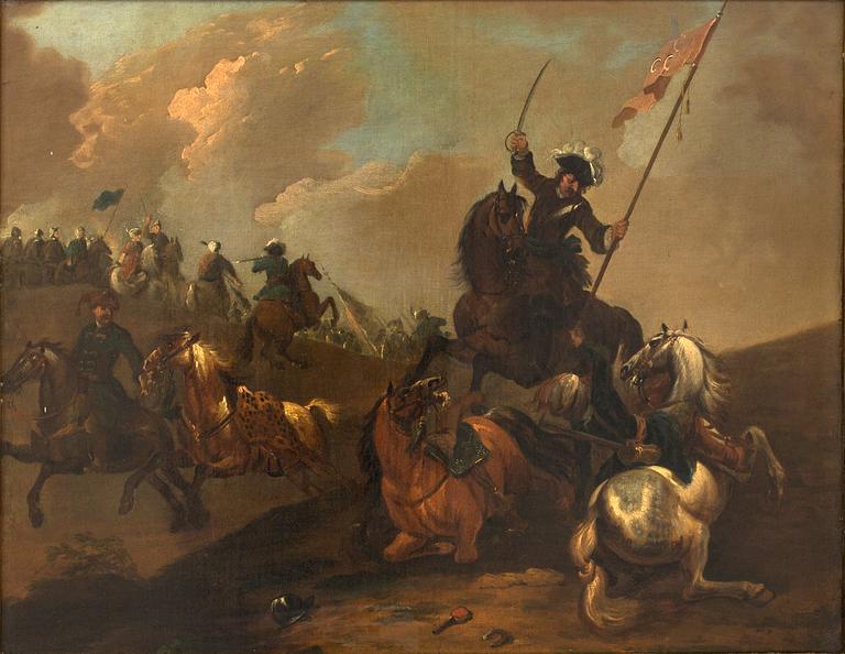 JOHAN PHILIP LEMKE,  hans art, olja på duk.