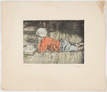 PARTI GRAFIK, ca 100 verk, bl.a från Föreningen för Grafisk Konst, Björn Brusewitz och Louis Bastin.