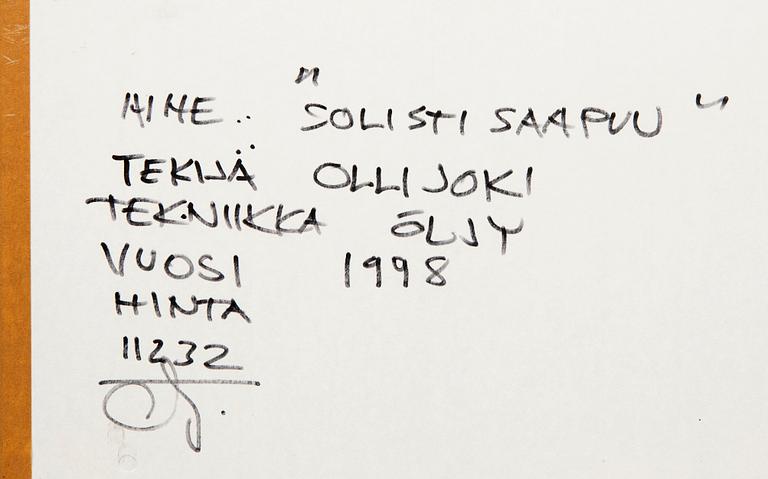 Olli Joki, "Solisti saapuu".