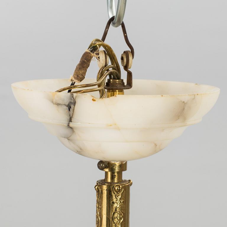 TAKLAMPA, alabaster, jugend.