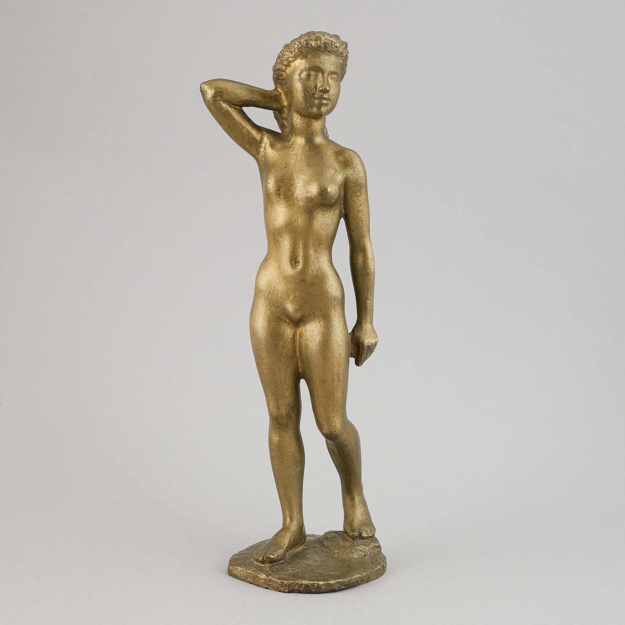 GUSTAF NORDAHL, sculpture, bronze, signed and dated -49. Numbered ?/10.
