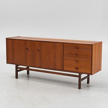 A teak veneered sideboard, mid 20th Century.