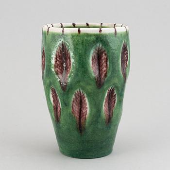 Guido Gambone, a glazed ceramic vase, Italy 1950's.