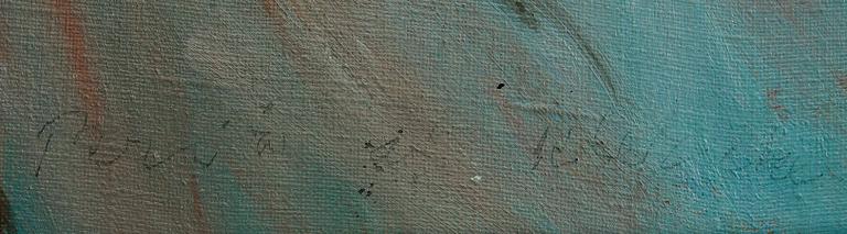 BRITA AF KLERCKER, olja på duk, sign.