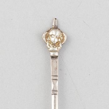 Supsked, silver, Skandinavien 1700-tal.