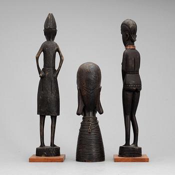 SKULPTURER, 3st, Afrika, 1900-talets andra hälft.