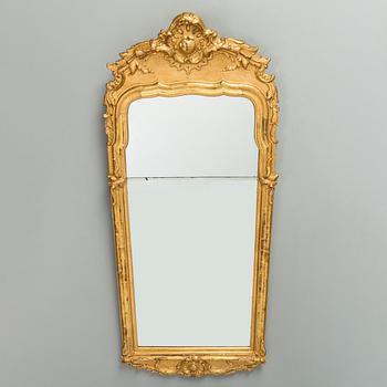 A Rococo mirror from Sweden, latter half of the 18th century.