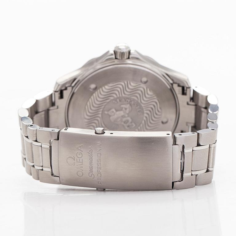 Omega, Seamaster, "Electric Blue", wristwatch, 41.5 mm.