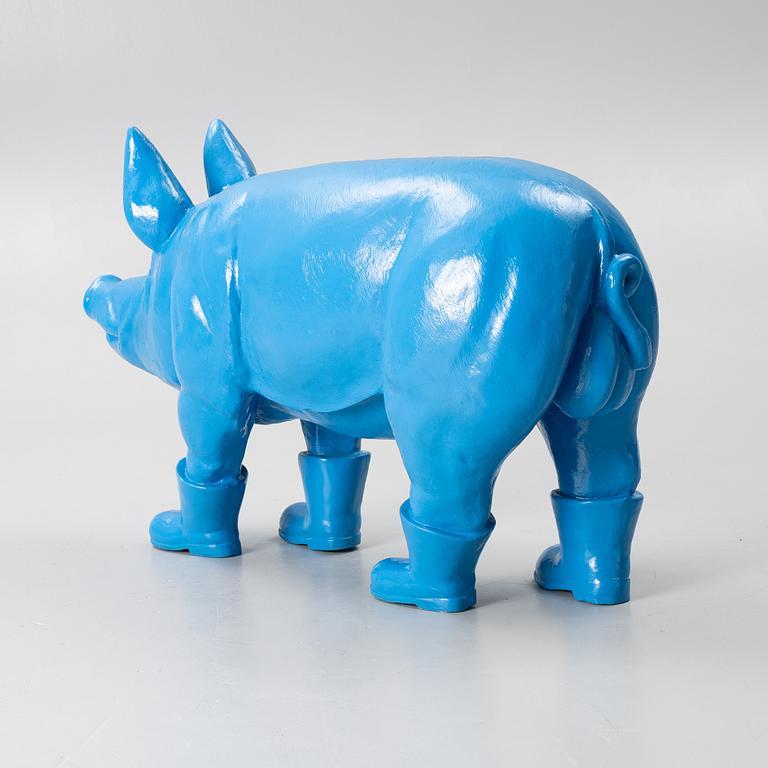 William Sweetlove, "Cloned blue father pig".