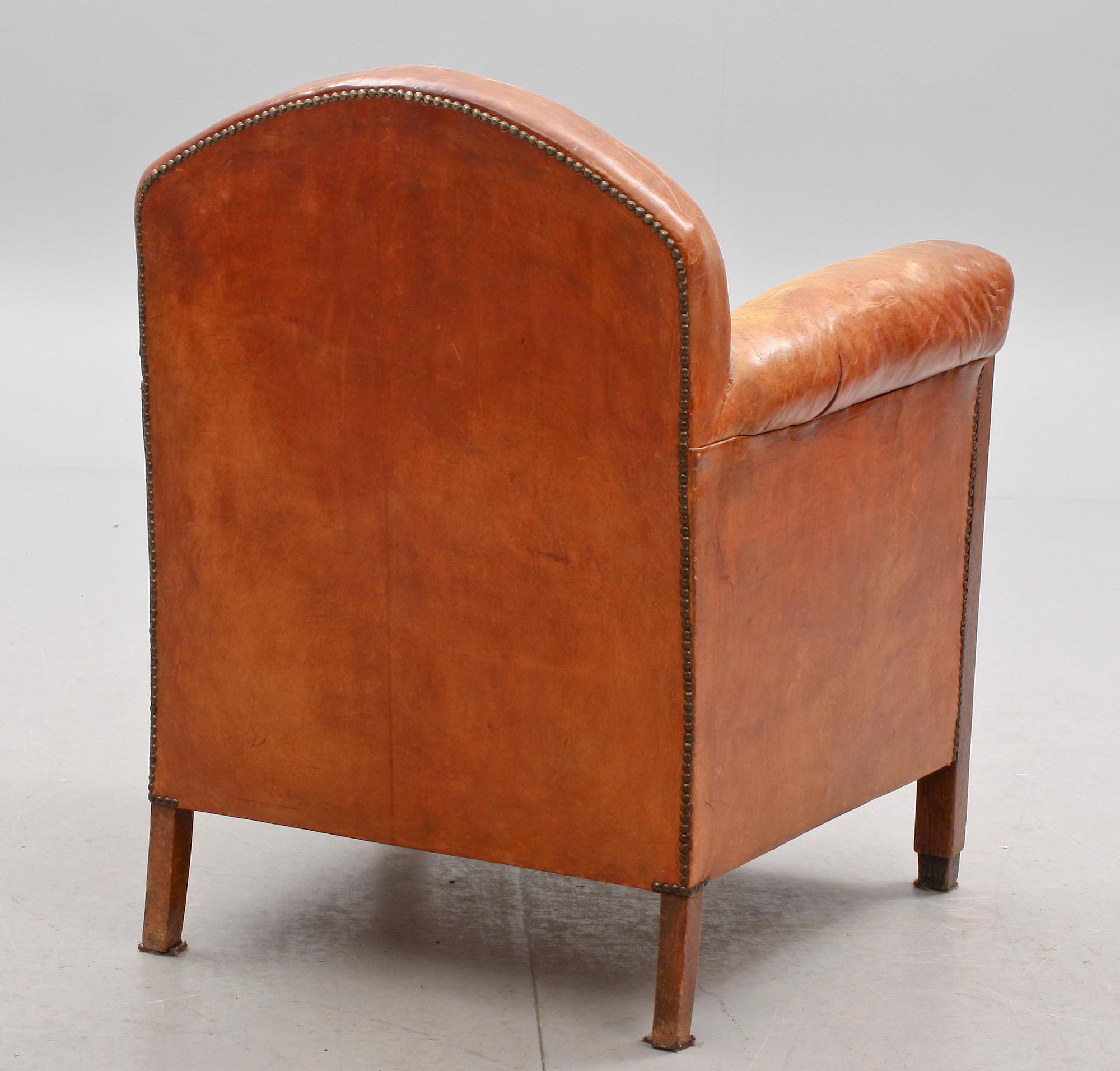 FÅTÖLJ, art deco, 1900-talets första hälft.