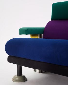 Michele De Lucchi, a "Lido" sofa, Memphis, Italy, post 1982.