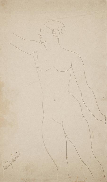 Amadeo Modigliani, Naken kvinnlig modell.