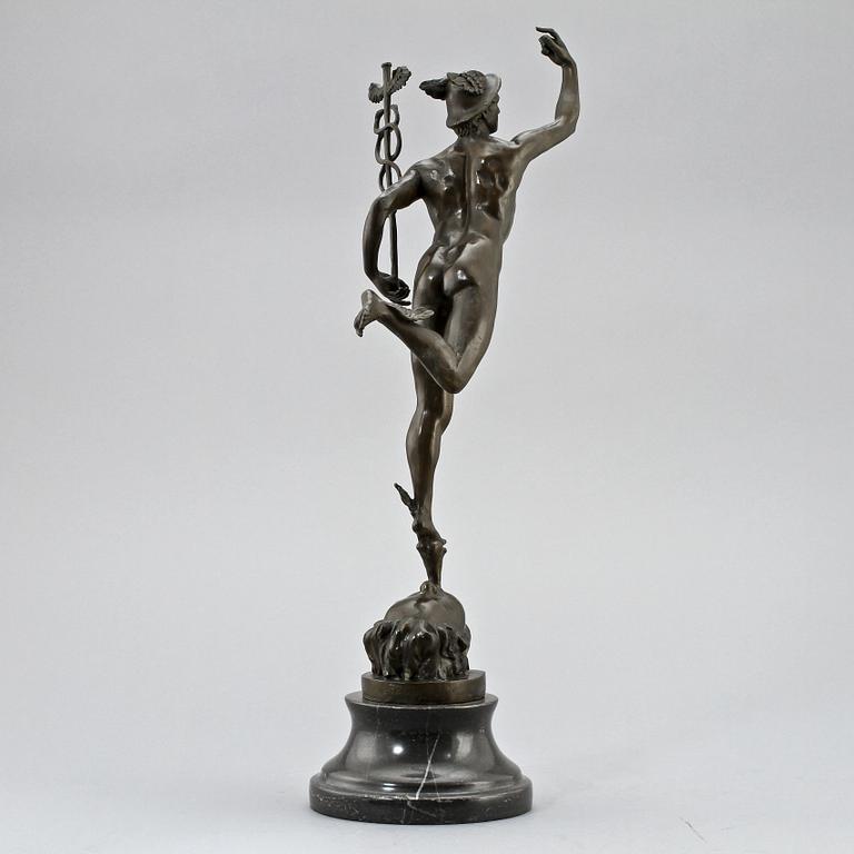 SKULPTUR, brons, Paris, bär påskrift G. da Bologna, 1900-talets senare hälft.