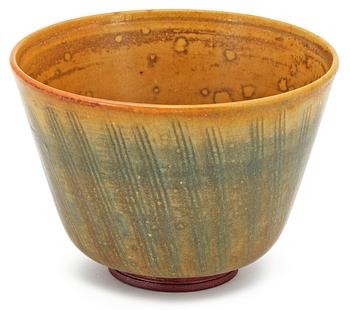 447. A Wilhelm Kåge 'Farsta' stoneware bowl, Gustavsberg studio 1954.