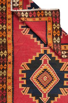 A persian kilim runner, ca 300 x 140 cm.