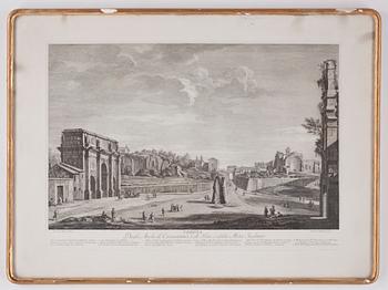 Giovanni Volpato · GIOVANNI VOLPATO, kopparstick, efter Francesco Panini, senare avdrag utgiven av Regia Calcografia di Roma, 18/1900-tal.