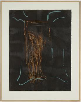 Per Kirkeby, liuthograph in colours, signed, numbered 14/30 and dated 84.