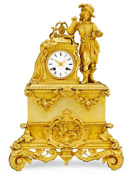 A French 19th century mantel clock.