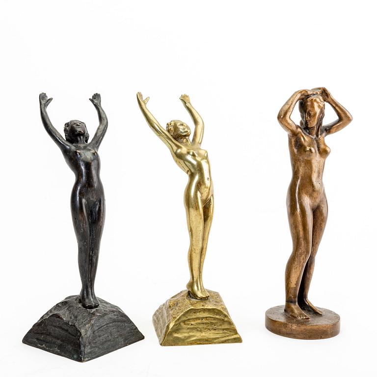 Figurines, 7 pcs, art deco.