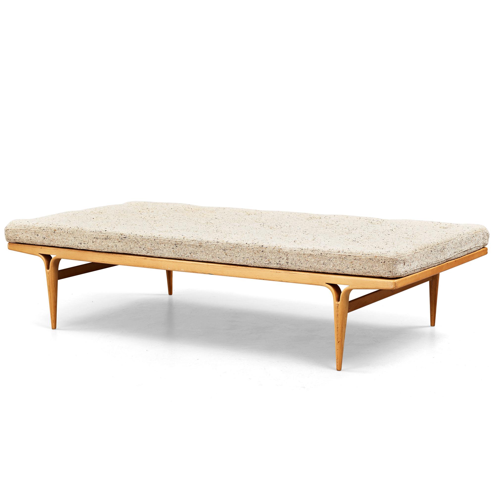 Bruno Mathsson, a beech daybed for Karl Mathsson, Sweden 1968.