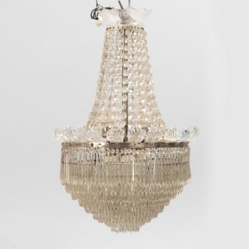 An Empire style chandelier/ceiling lamp, first half of the 20th century.