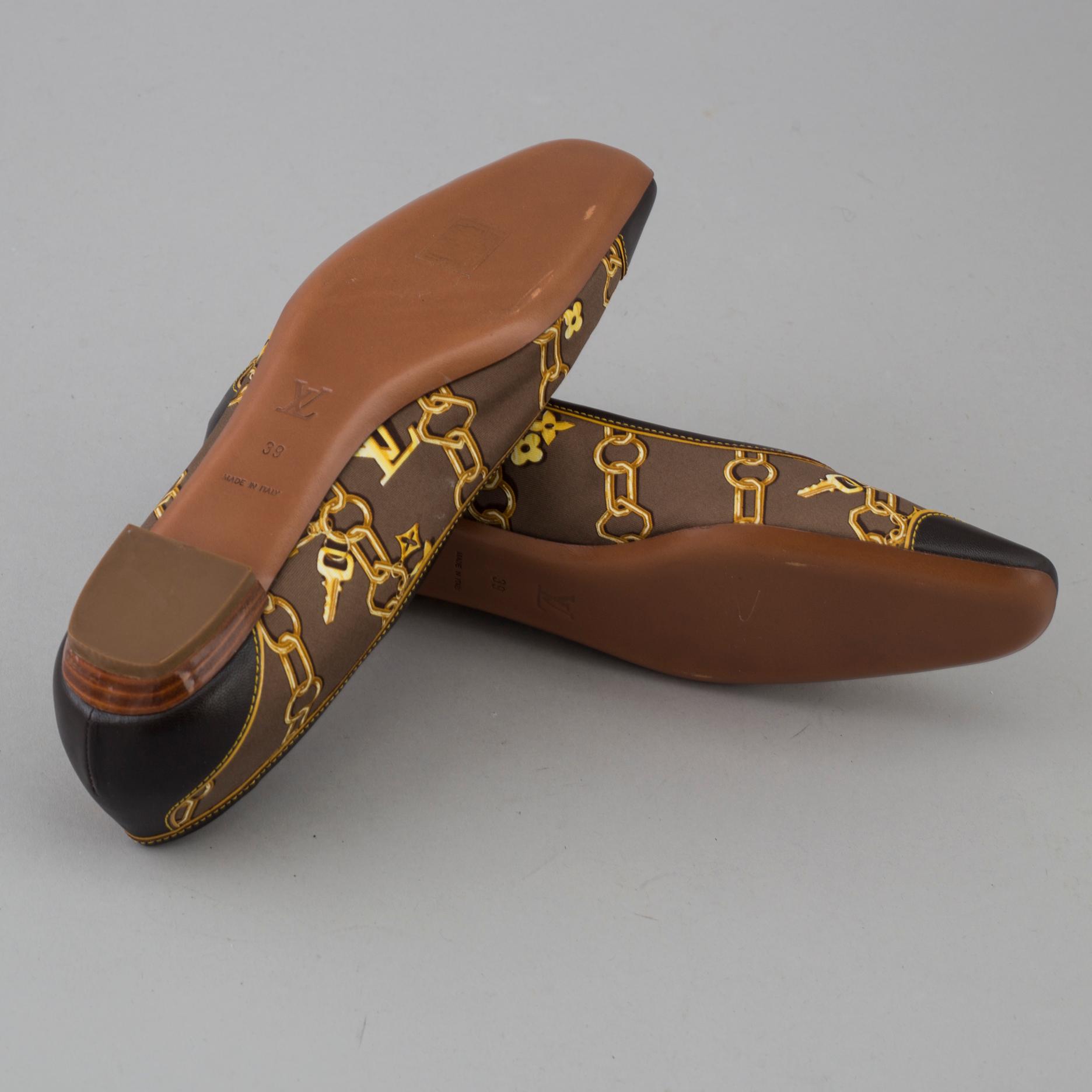 Ballerina shoes by Louis Vuitton.