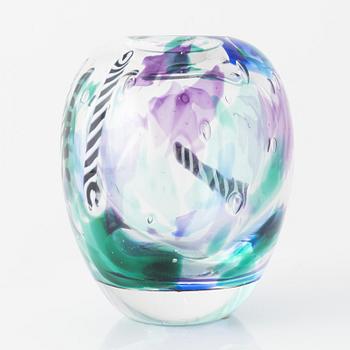 Bertil Vallien, a vase, Kosta Boda Atelier.