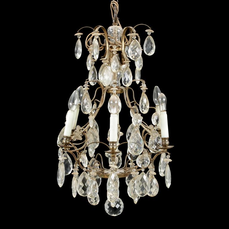LJUSKRONA, rokokostil, 1900-talets första hälft. Höjd ca 80cm.