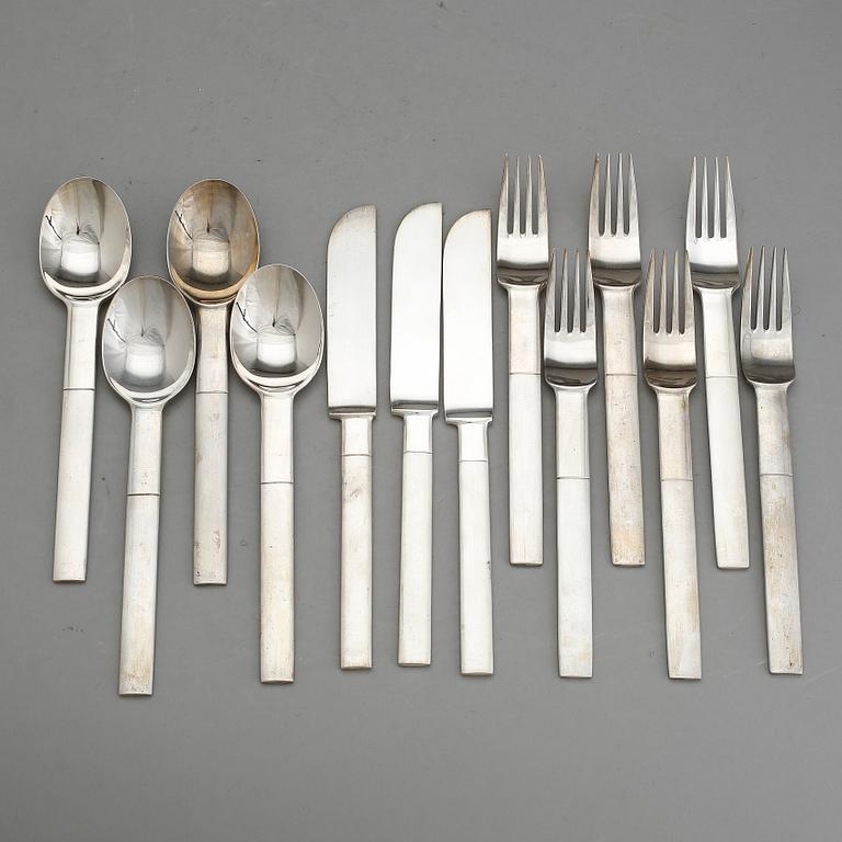 BESTICK, 13 delar, rostfritt stål, "Nobel", Gunnar Cyrén, Yamazaki, Gense.