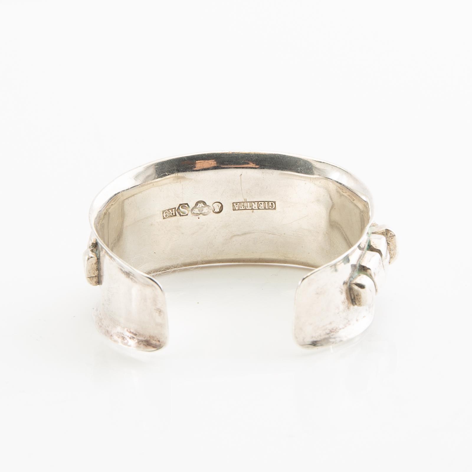 Armband, silver, Claes Giertta, Stockholm, 1967.