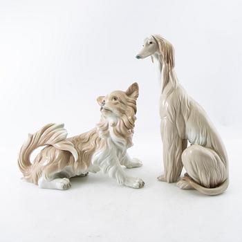 Figuriner 2 st Lladro Spanien porslin.