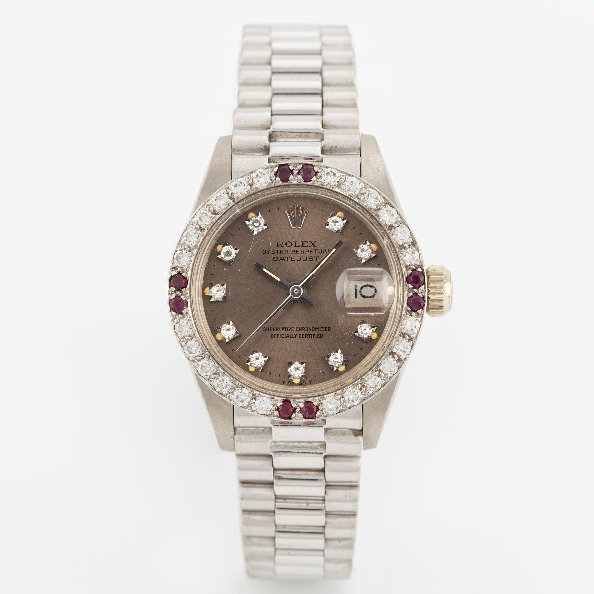 Rolex, Lady-Datejust, "King Hassan", "Chaumet", ca 1978.