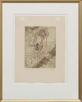 ROBERTO MATTA, etsningar, 2 st, sign.