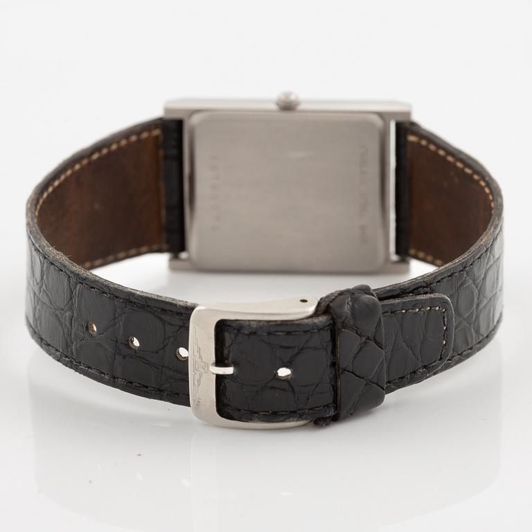 Longines, armbandsur, 25 x 29 (34,5) mm.