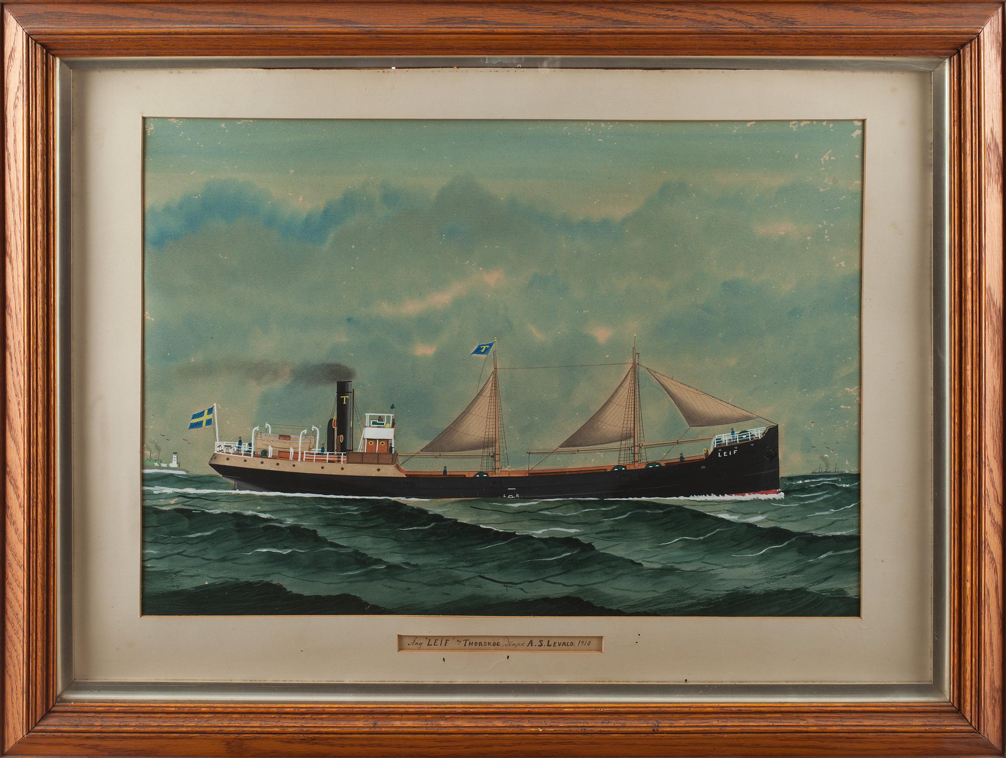 OKÄND KONSTNÄR, gouache. 1900-talets första del.