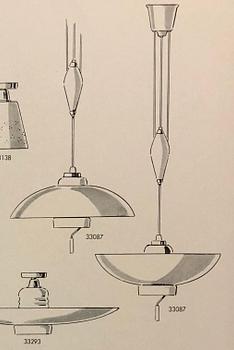 Bertil Brisborg, a ceiling lamp, model "33087", Nordiska Kompaniet, 1950s.