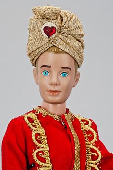 BARBIEDOCKOR, 2st samt kläder och tillbehör, Mattel, 1960-talets början.